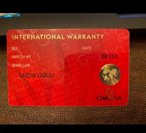 replica omega international warranty card|omega watch replacement cards.